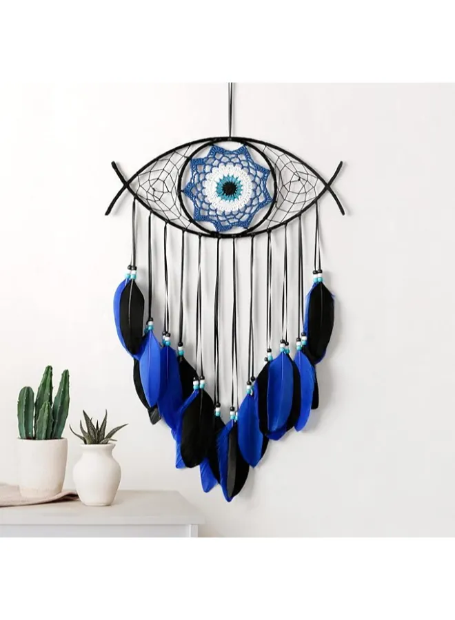 White Evil Eye Dream Catcher - Image 3