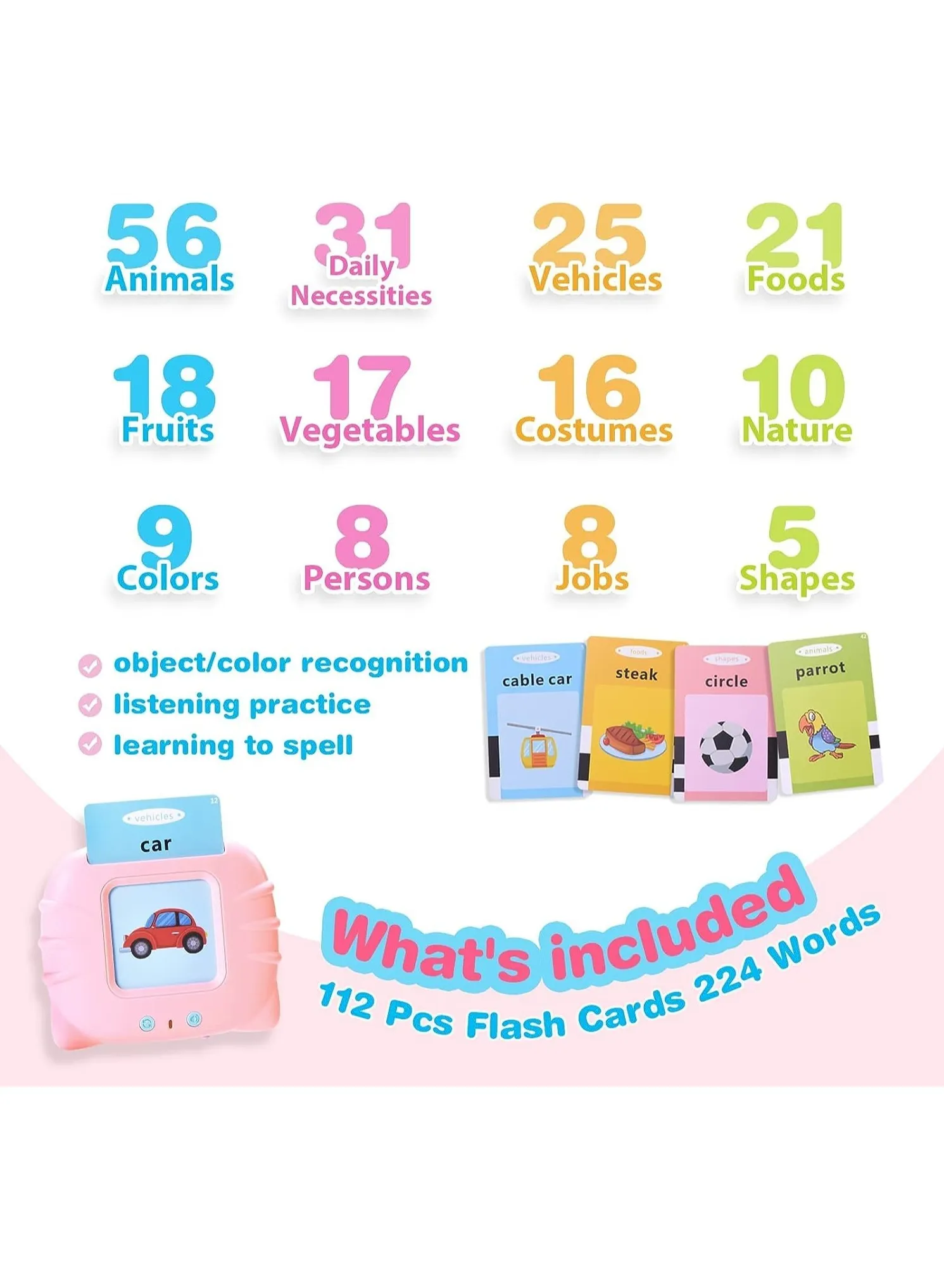 Audible Flash Cards — Animals, Colors, Shapes - Image 4