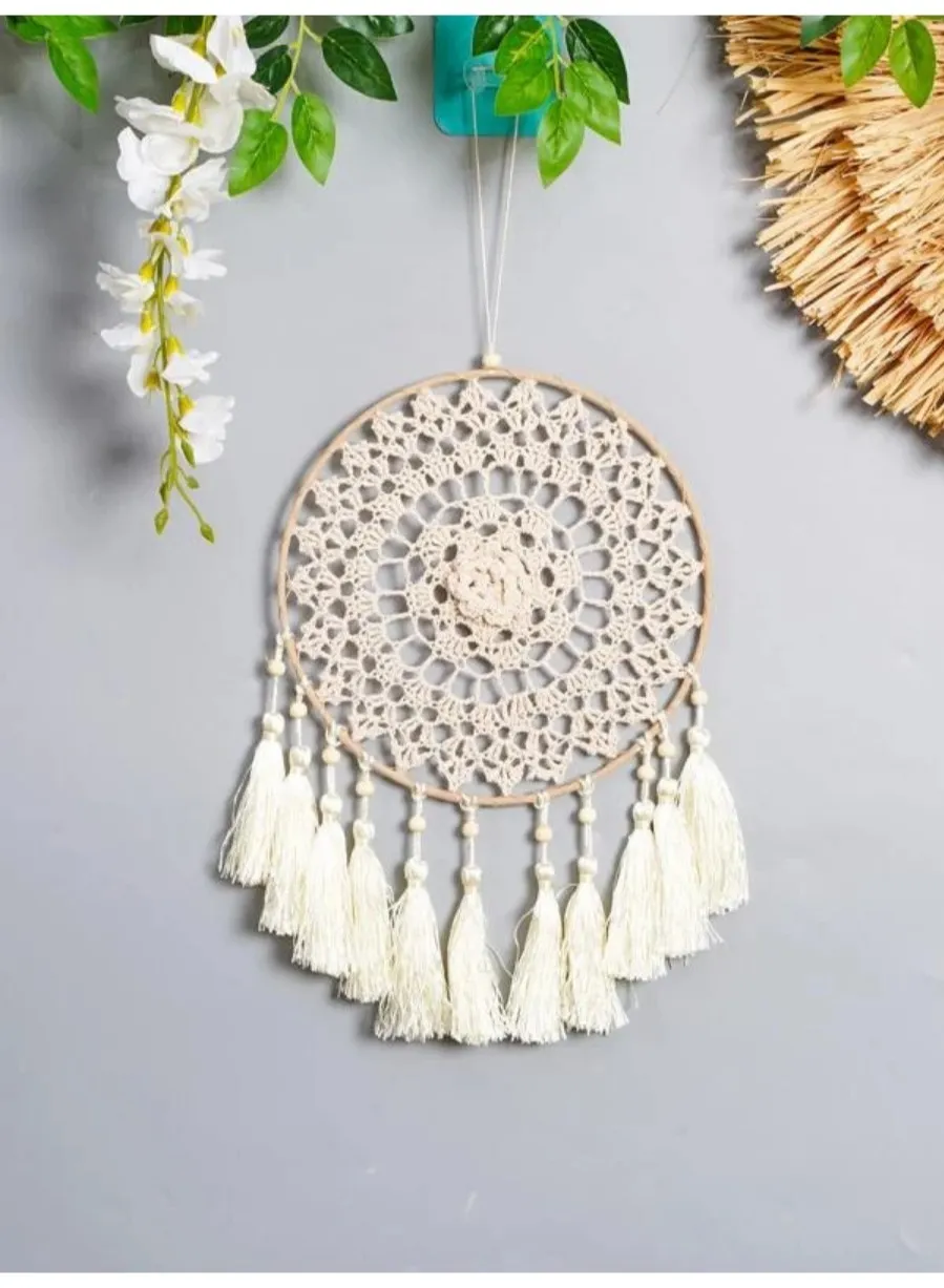 Hand-Woven Tassel Tapestry