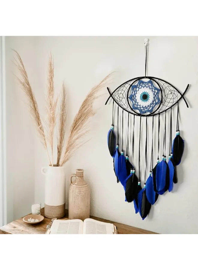 White Evil Eye Dream Catcher - Image 2
