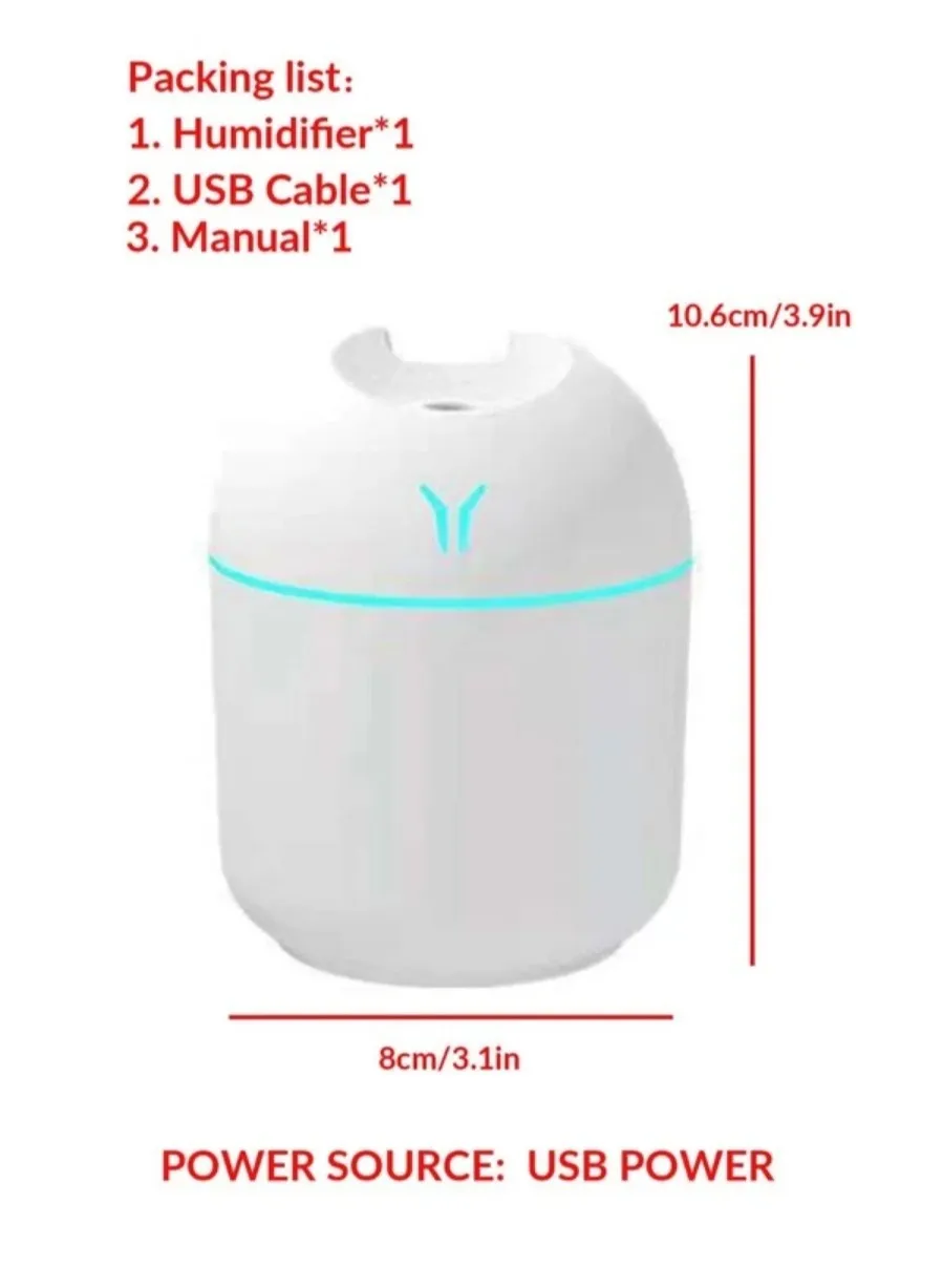 Mini USB Humidifier with Night Light - Image 4