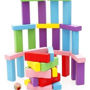 Wooden Tumbling Tower Game: Family Fun & Educational Toy