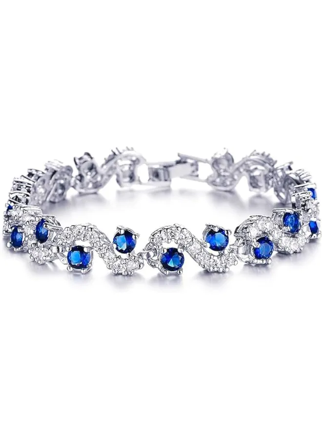 Royal Blue Crystal Bracelet