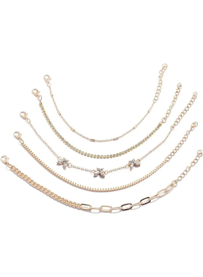 Gold Layered Bracelet Set - Image 4
