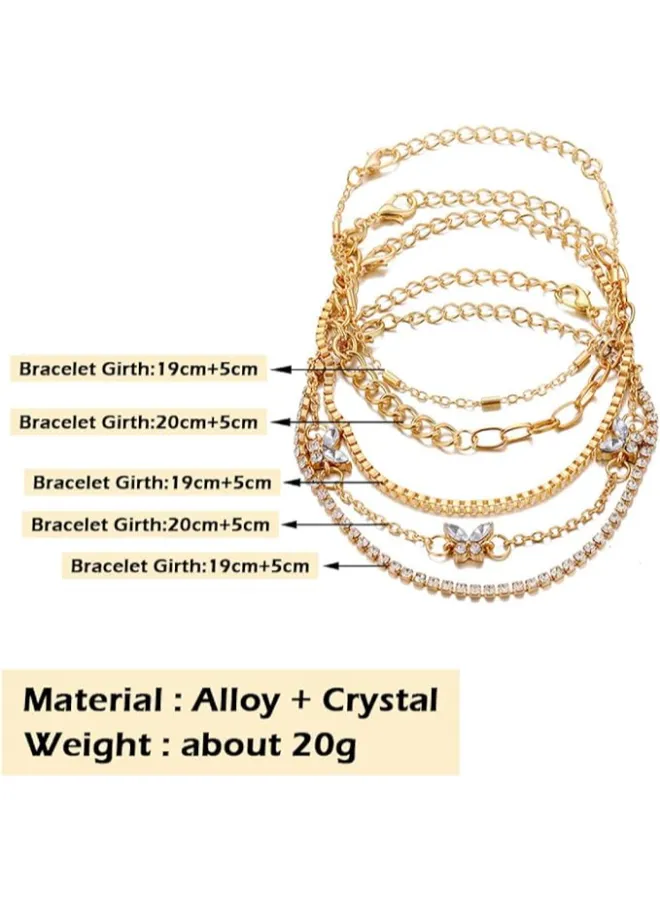 Gold Layered Bracelet Set - Image 3