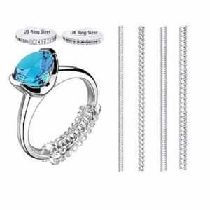 Clear Silicone Ring Adjuster Set - Max Size Adjuster Kit - Image 4