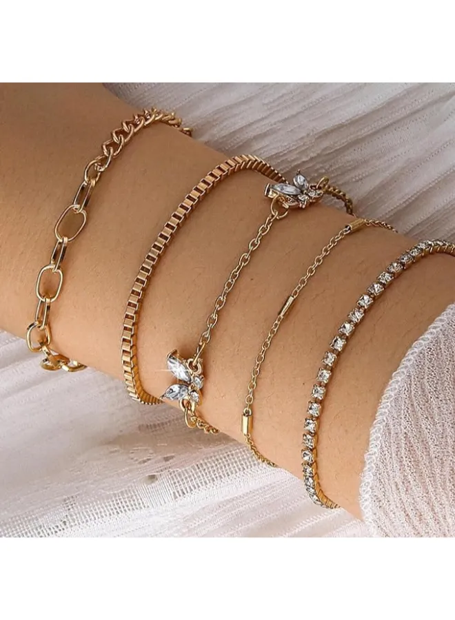 Gold Layered Bracelet Set - Image 2