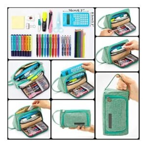 Large Capacity Pencil Case: Ideal for School and Office Use - Image 3