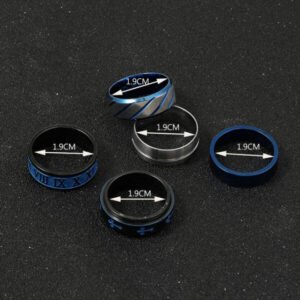 5pcs/set Men Minimalist Ring SIZE 7 - Image 2